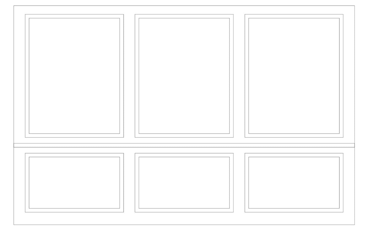 Custom-Made Wall Molding Design Service for Walt L. by Birdeco
