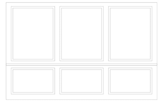 Custom-Made Wall Molding Design Service for Walt L. by Birdeco