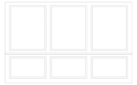 Custom-Made Wall Molding Design Service for Walt L. by Birdeco