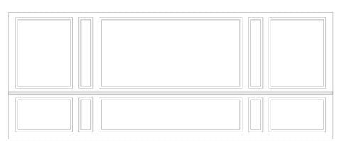 Custom-Made Wall Molding Design Service for Walt L. by Birdeco