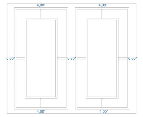 Custom-Made Wall Molding Design Service for Elizabeth A. by Birdeco