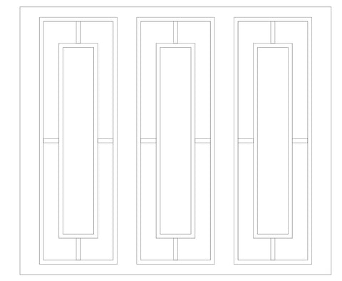 Custom-Made Wall Molding Design Service for Elizabeth A. by Birdeco