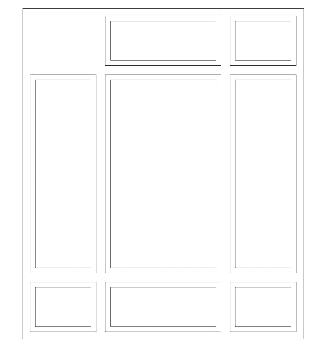 Custom-Made Wall Molding Design Service Peel and Stick for Mindi N. by Birdeco