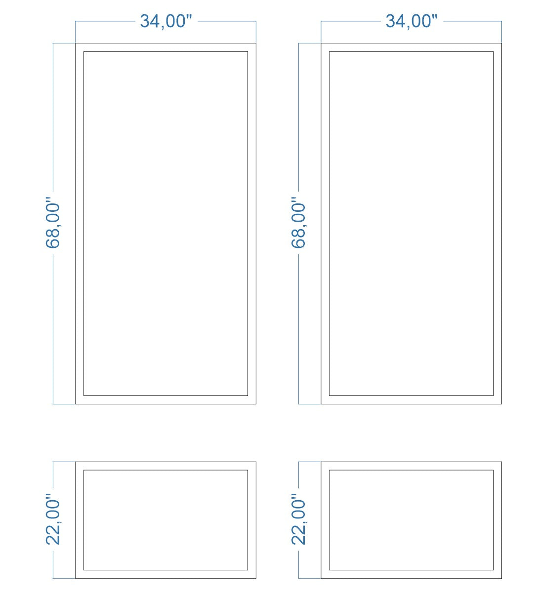 Custom-Made Wall Molding Design Service Peel and Stick for Erica J. by Birdeco