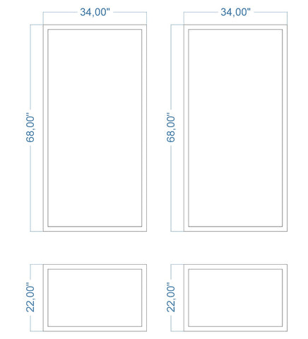 Custom-Made Wall Molding Design Service Peel and Stick for Erica J. by Birdeco