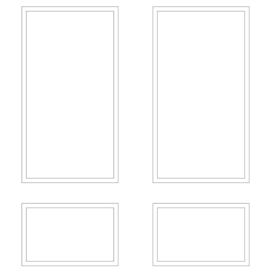 Custom-Made Wall Molding Design Service Peel and Stick for Erica J. by Birdeco