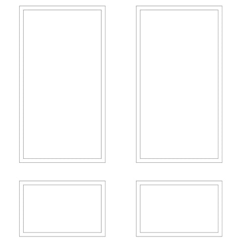Custom-Made Wall Molding Design Service Peel and Stick for Erica J. by Birdeco