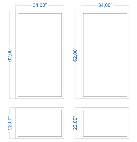 Custom-Made Wall Molding Design Service Peel and Stick for Erica J. by Birdeco
