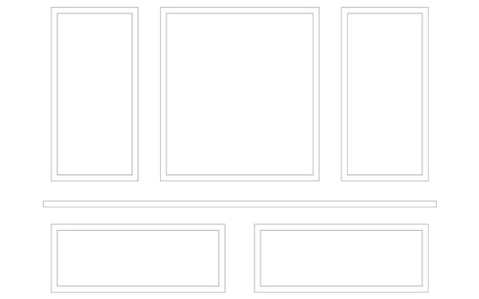 Custom-Made Wall Molding Design Service for Jennifer Z. by Birdeco - Wall Molding Products by Birdeco