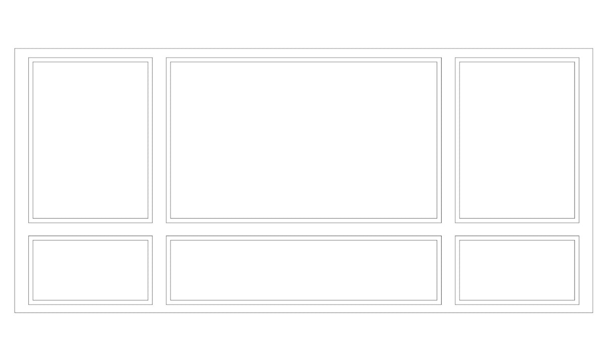 Custom-Made Wall Molding Design Service for Ashlee K. by Birdeco