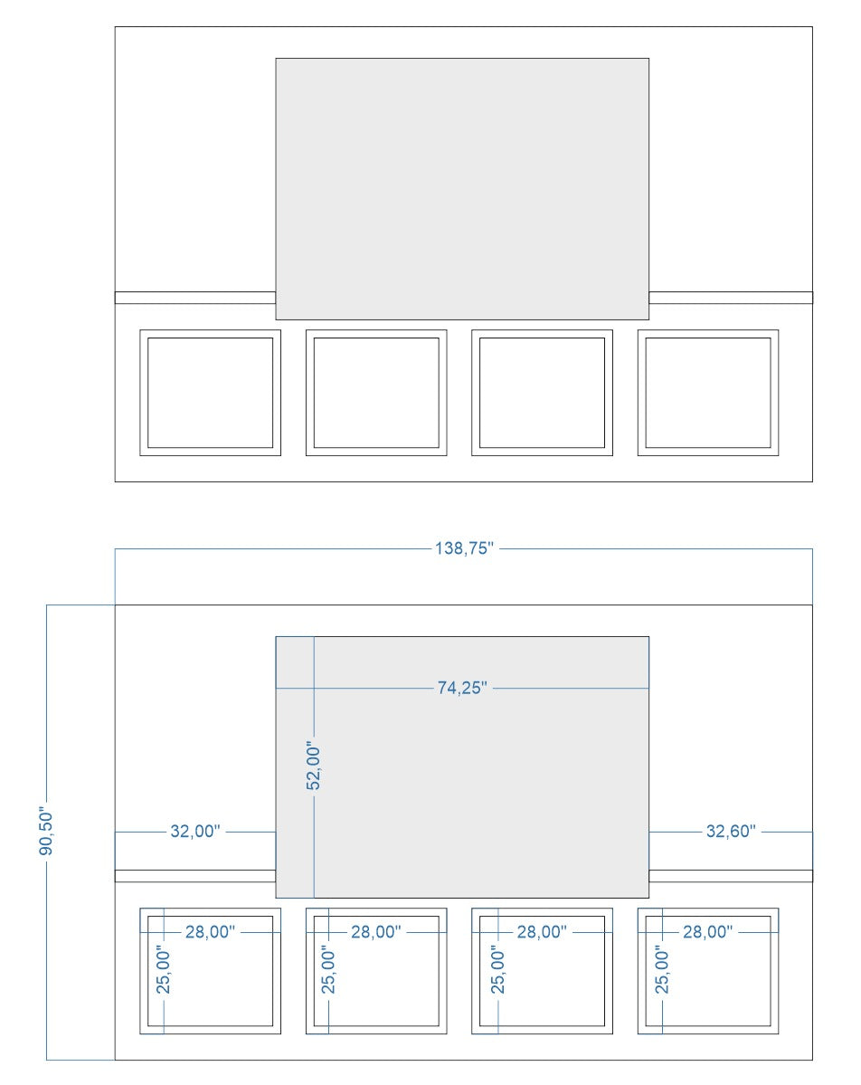 Custom-Made Wall Molding Design Service for Neamhain B. by Birdeco