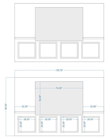 Custom-Made Wall Molding Design Service for Neamhain B. by Birdeco
