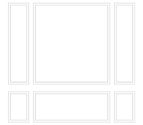 Custom-Made Wall Molding Design Service for Raghu by Birdeco