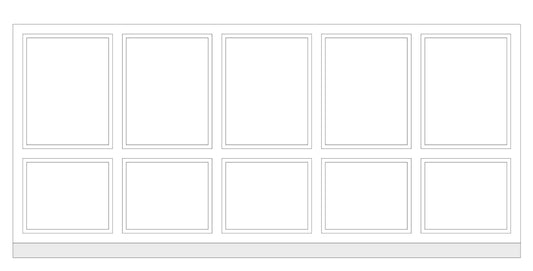 Custom-Made Wall Molding Design Service for Laura C. by Birdeco