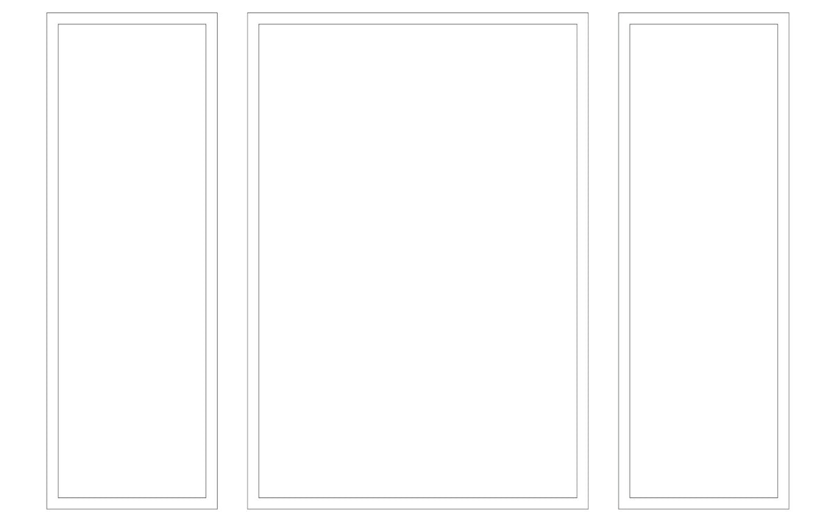 Custom-Made Peel and Stick Wall Molding Design Service for Keiko K. by Birdeco