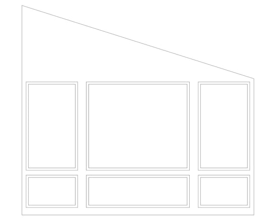 Custom-Made Wall Molding Design Service for Raven G. by Birdeco