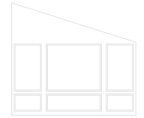 Custom-Made Wall Molding Design Service for Raven G. by Birdeco