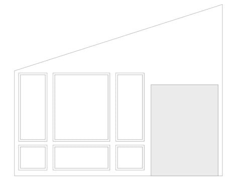 Custom-Made Wall Molding Design Service for Raven G. by Birdeco