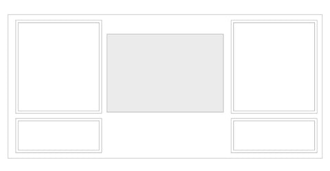 Custom-Made Wall Molding Design Service for Raven G. by Birdeco