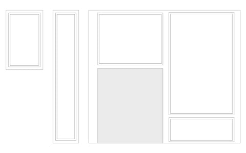 Custom-Made Wall Molding Design Service for Raven G. by Birdeco
