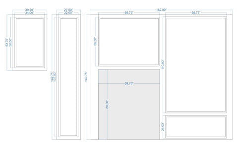 Custom-Made Wall Molding Design Service for Raven G. by Birdeco