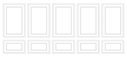 Custom-Made Wall Molding Design Service for Fadi by Birdeco