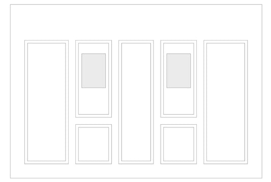 Custom-Made Wall Molding Design Service for Janice S. by Birdeco