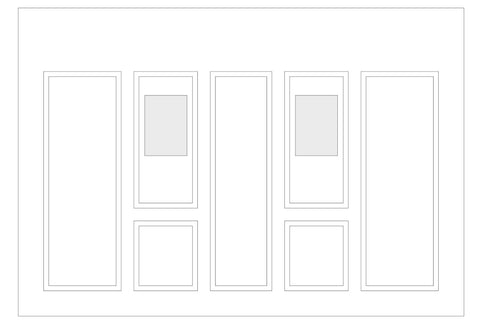 Custom-Made Wall Molding Design Service for Janice S. by Birdeco (Kopya)