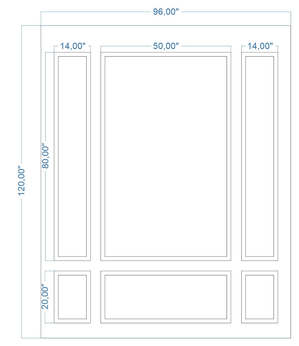 Custom-Made Wall Molding Design Service for Rebecca L. by Birdeco