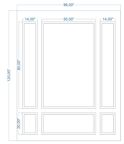 Custom-Made Wall Molding Design Service for Rebecca L. by Birdeco