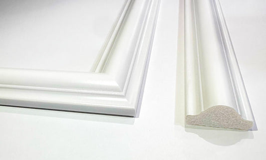 Ready to Go Wall Molding Kit - 3 Upper & 3 Bottom Frames | Easy Installation - Wall Molding Products by Birdeco