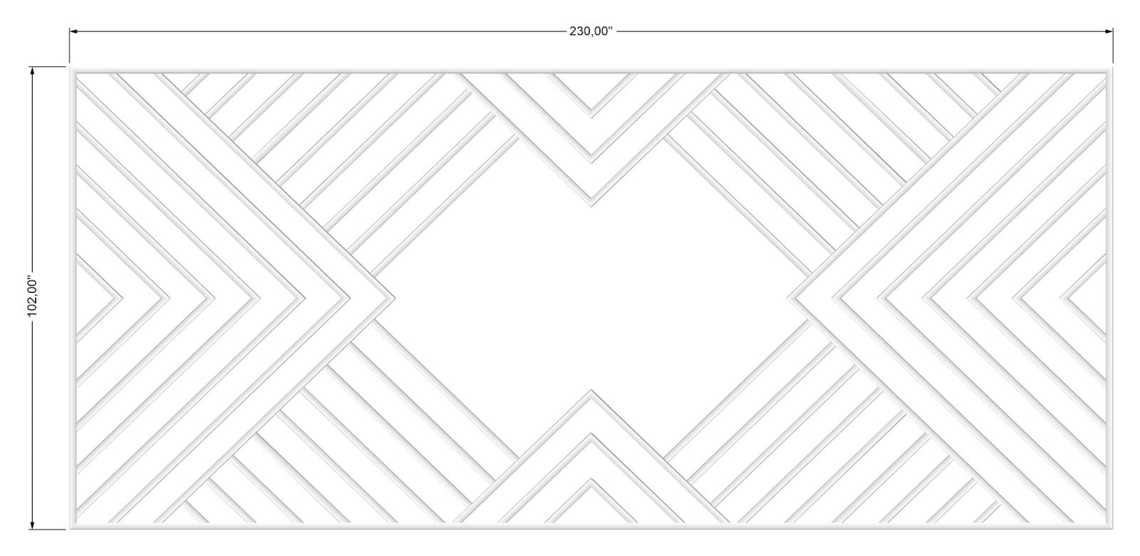 Custom-Made Wall Molding Design Service for Zach S. by Birdeco - Wall Molding Products by Birdeco