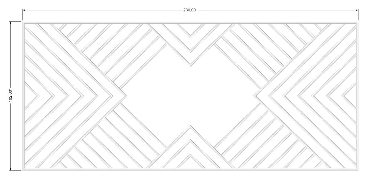 Custom-Made Wall Molding Design Service for Zach S. by Birdeco - Wall Molding Products by Birdeco