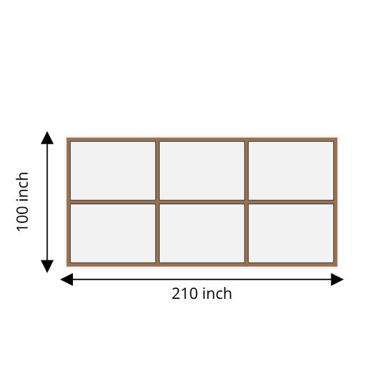 Custom Wall Molding Kit - V L’s Layout - Wall Molding Products by Birdeco