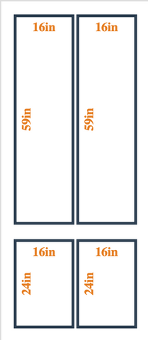 Peel and Stick Custom Wall Molding Kit - Layout 1  Design | Birdeco