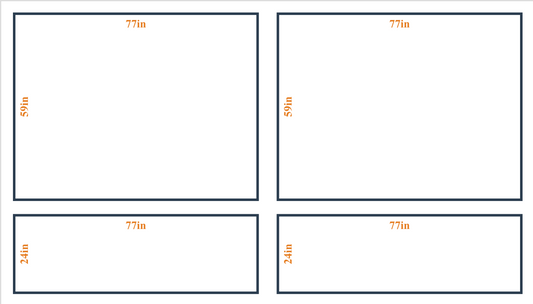 Peel and Stick Custom Wall Molding Kit - Layout 1  Design | Birdeco