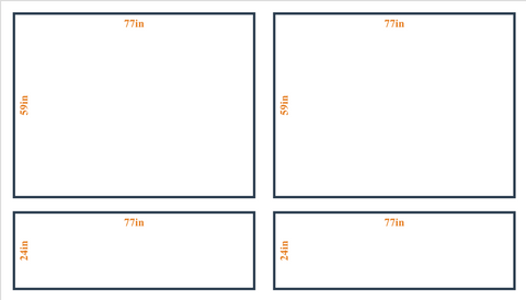 Peel and Stick Custom Wall Molding Kit - Layout 1  Design | Birdeco
