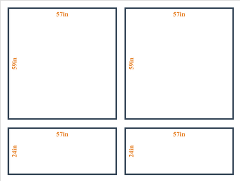 Peel and Stick Custom Wall Molding Kit - Layout 1  Design | Birdeco