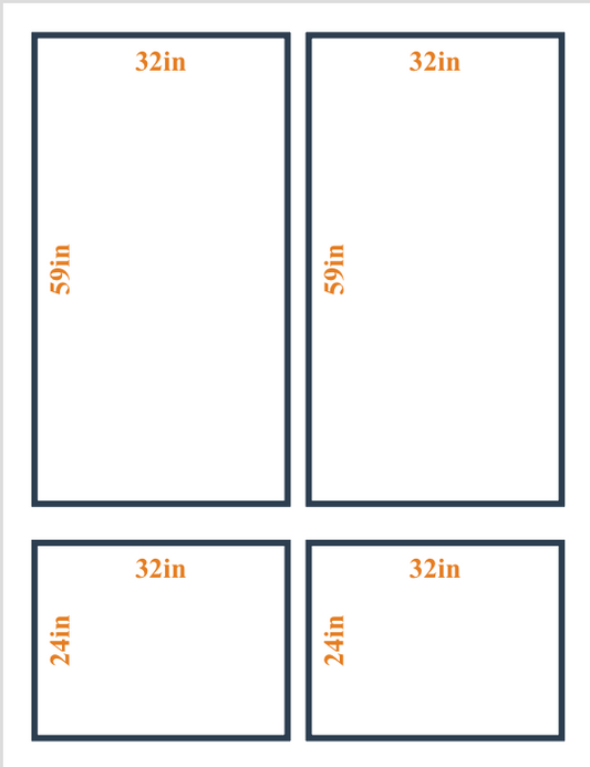Peel and Stick Custom Wall Molding Kit - Layout 1  Design | Birdeco