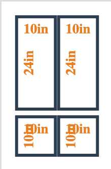 Peel and Stick Custom Wall Molding Kit - Layout 1  Design | Birdeco