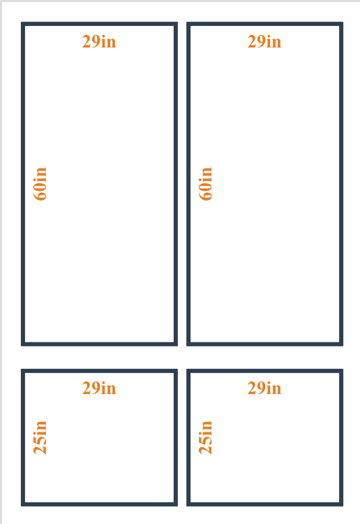 Peel and Stick Custom Wall Molding Kit - Layout 1  Design | Birdeco