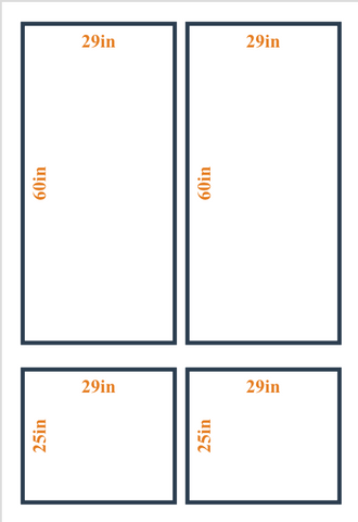 Peel and Stick Custom Wall Molding Kit - Layout 1  Design | Birdeco