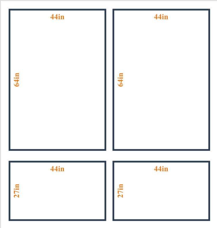 Custom wall molding kit layout 1 by Birdeco showing intricate wall design with decorative molding pieces and layout pattern.
