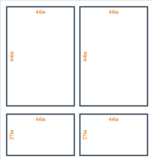 Custom wall molding kit layout 1 by Birdeco showing intricate wall design with decorative molding pieces and layout pattern.