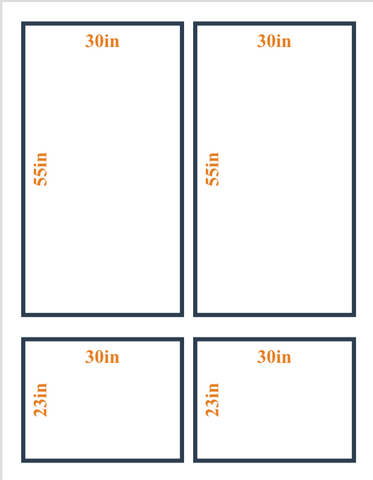 Custom wall molding kit by Birdeco, Layout 1 design, featuring intricate molding pieces for stylish interior wall decor.