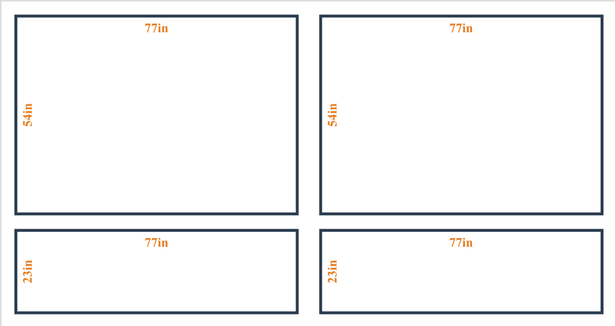 Custom Wall Molding Kit - Layout 1  Design | Birdeco