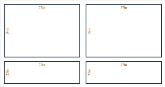 Custom Wall Molding Kit - Layout 1  Design | Birdeco