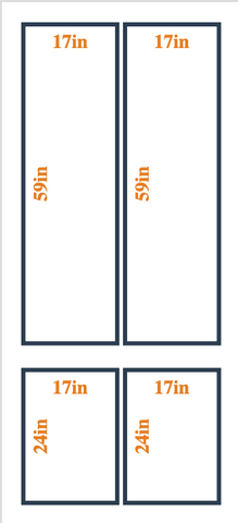 Custom Wall Molding Kit - Layout 1  Design | Birdeco