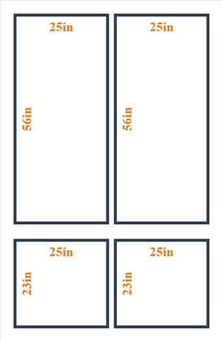 Peel and Stick Custom Wall Molding Kit - Layout 1 Design | Birdeco ...