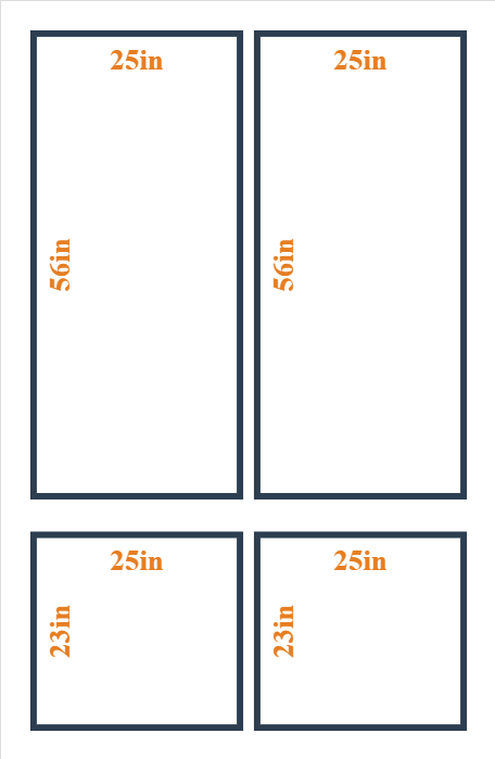 Custom Wall Molding Kit - Layout 1  Design | Birdeco